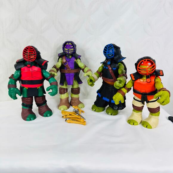 Teenage Mutant Ninja Turtles TMNT Dojo Training set Raphael, Michaelangelo Leo - Picture 11 of 12